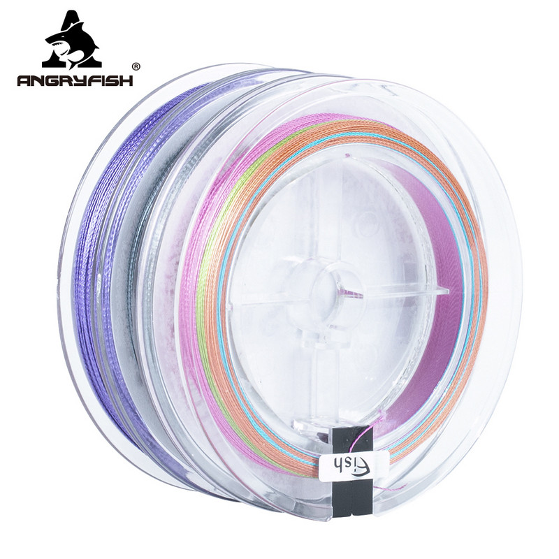 Angryfish 4x 114M Super Smooth, erős fonott drótmosogató zsinór PE anyagból többszálas ponty horgászzsinór