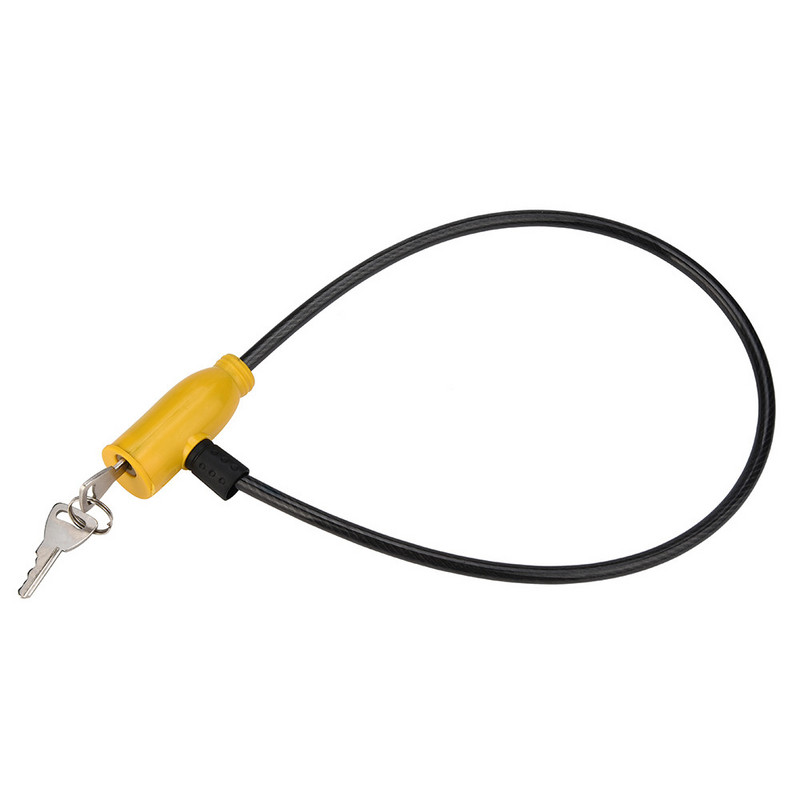 Kerékpáros lopásgátló biztonsági kerékpárzár Kábelzárak 2 kulccsal biztonsági acél drót fémzár kerékpáros elektromos robogóhoz