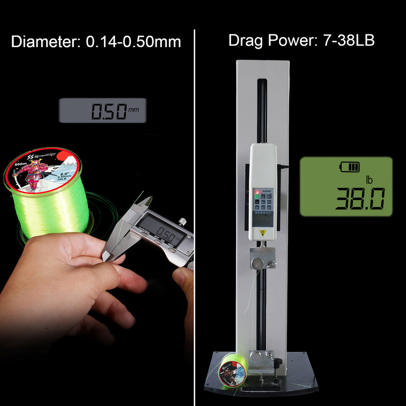 Sougayilang 500M nylon horgászzsinór japán anyagból, erős monofil zsinór sügér és pontyhorgász tartozékokhoz