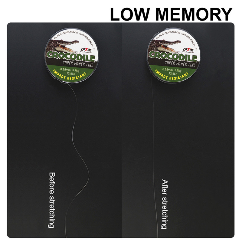 FTK 30M jéghorgász zsinór 0,08 mm-0,25 mm 2,9-12,5 LB nylon horgászdrótok Witer horgászzsinór pontyhorgász-kiegészítők