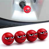4 τμχ emote Μοτίβο καπάκια βαλβίδας ελαστικών Διακόσμηση αυτοκινήτου μοτοσικλέτας κράμα κάλυμμα ελαστικού τροχού Καπάκι βαλβίδας στελέχους