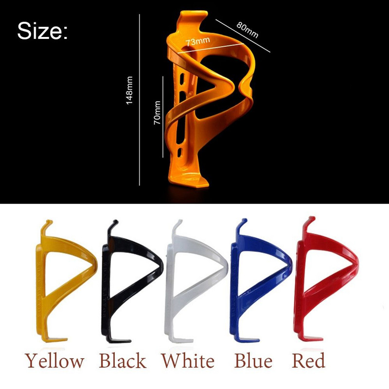 Velosipēdu pudeļu būri MTB ceļa velosipēda ūdens pudeļu turētājs Krāsains viegls velopudeļu kronšteins velosipēda aksesuārs