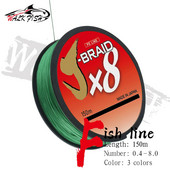 WALK FISH 8X Fishing Line 150M 8 Strands Braided ισχυρή αντίσταση στην τριβή Multifilament Fishing Line Ισχυρή πετονιά Ιαπωνίας