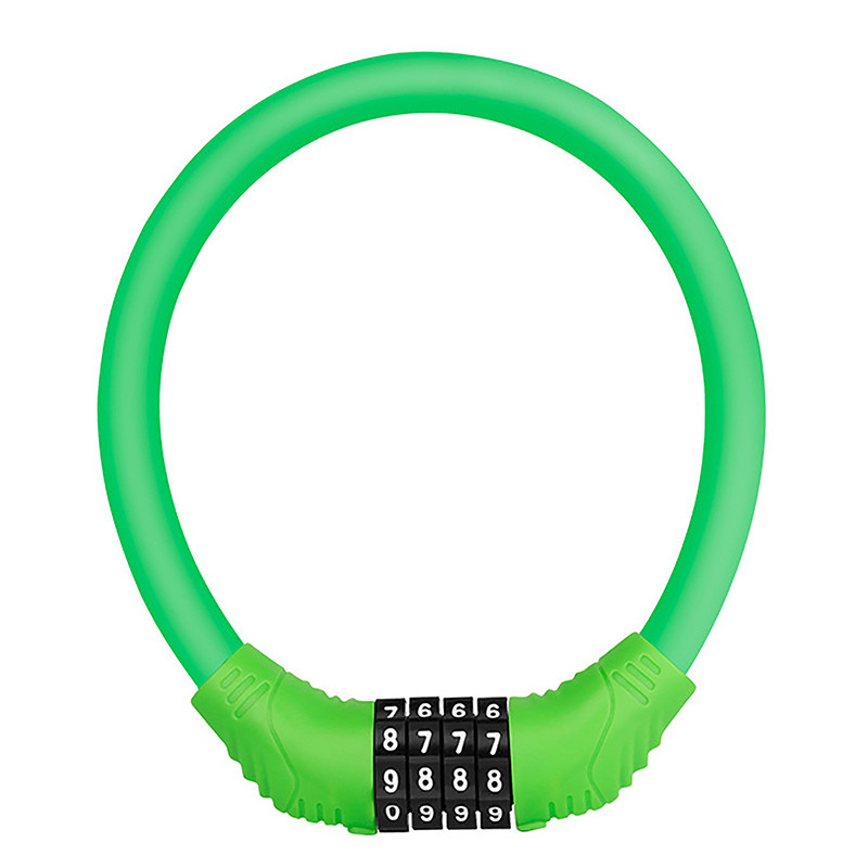 Biztonsági kerékpárzár 4 számjegyű, visszaállítható kombinált kábelzár kerékpár hegyi kerékpárhoz Quad Lock Lopásgátló motorkerékpár lakat