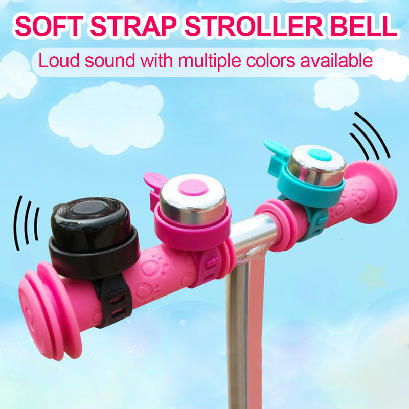 PC Baba Scooter Bell Lovely Kids Bike Bell Heveder Kerékpárcsengő Vicces kerékpártartozék gyerekeknek kerékpáros használatra