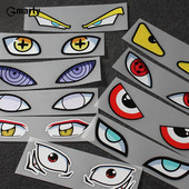 1PC Devil Eyes Αυτοκόλλητα φως φρένων αυτοκινήτου Κράνος αυτοκινήτου Πίσω παράθυρο Ηλεκτρικό αυτοκίνητο αντανακλαστικά αυτοκόλλητα μοτοσικλέτας