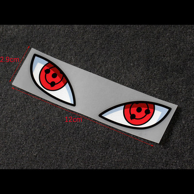 1PC Devil Eyes Αυτοκόλλητα φως φρένων αυτοκινήτου Κράνος αυτοκινήτου Πίσω παράθυρο Ηλεκτρικό αυτοκίνητο αντανακλαστικά αυτοκόλλητα μοτοσικλέτας