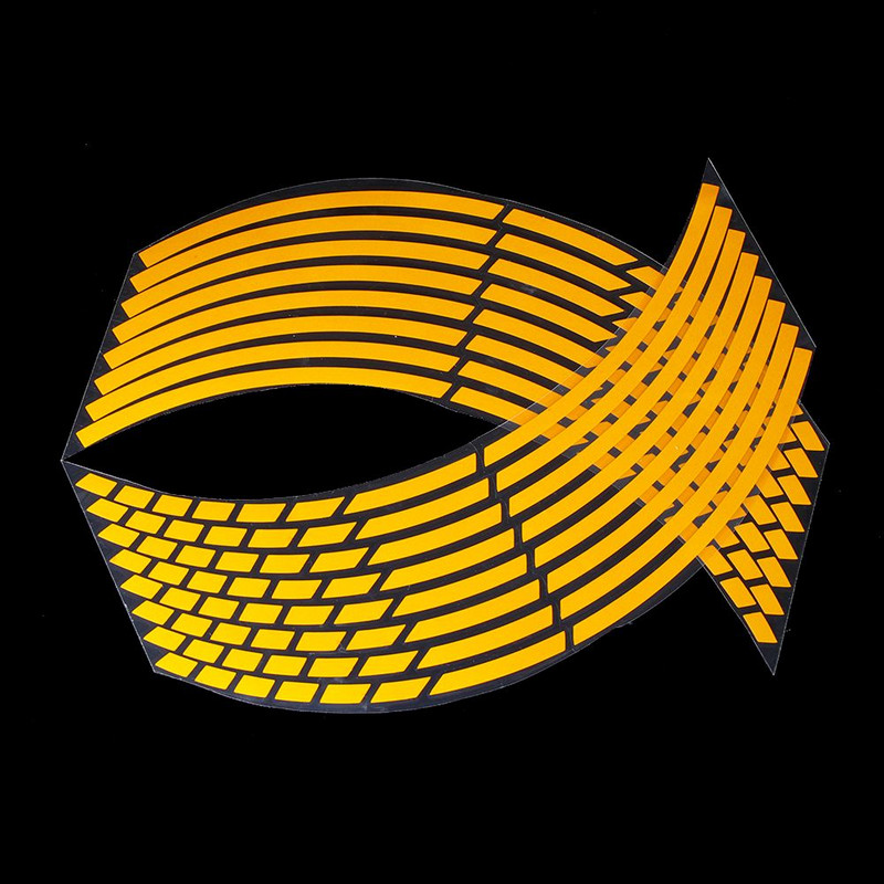 Autókerék-dekoráció Személyiség Kerékmatrica Fényvisszaverő Felni Tape Motorkerékpár matricák Gumiabroncscsíkok