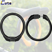 Κλειδαριά ποδηλάτου Αντικλεπτική Mtb Road Bike Ατσάλινη συρμάτινη κλειδαριά κράνος μοτοσικλέτας Πτυσσόμενο ποδήλατο ηλεκτρικό λουκέτο ασφαλείας σκούτερ