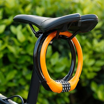 Велосипед Bike Lock Anti-theft Mtb Road Bike Стоманена тел Верижна ключалка Мотоциклетна каска Сгъваем велосипед Електрически скутер Безопасен катинар