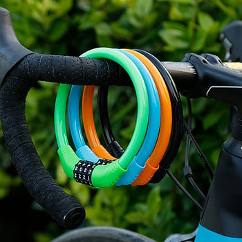 Велосипед Bike Lock Anti-theft Mtb Road Bike Стоманена тел Верижна ключалка Мотоциклетна каска Сгъваем велосипед Електрически скутер Безопасен катинар