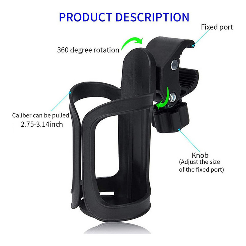 Kerékpáros vizes palack italpohártartó rögzítő ketrecek motorkerékpárhoz Babakocsi babakocsi vizespalackok Kerékpártartozékok tárolására