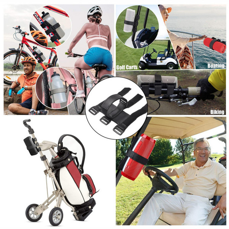 Univerzális állítható Bluetooth hangszóró tartó rögzítő heveder UTV ATV golfkocsihoz, motorkerékpár babakocsi robogóhoz