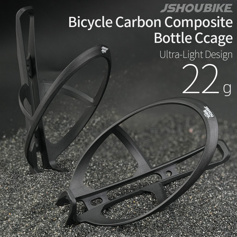 JSHOUBIKE Kerékpárosüvegtartó Kerékpáros Vízketrec Szénszálas MTB Országúti Bike pohártartó Kerékpár Kerékpártartó Kerékpártartozékok