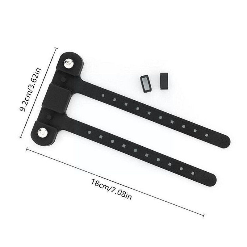 Kerékpáros palacktartó rögzítő adapter szilikon MTB kerékpár széles vázas vízforraló állvány Használja a kormányrúd alapcsőjét/ /nyeregcső E4V7-en