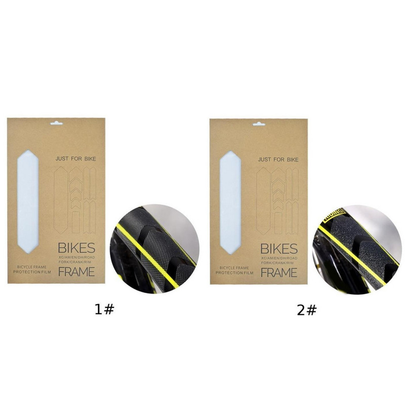 Kerékpár hegyi kerékpárváz védőfólia karcolásgátló matricák átlátszó karcálló védő mtb alkatrészek