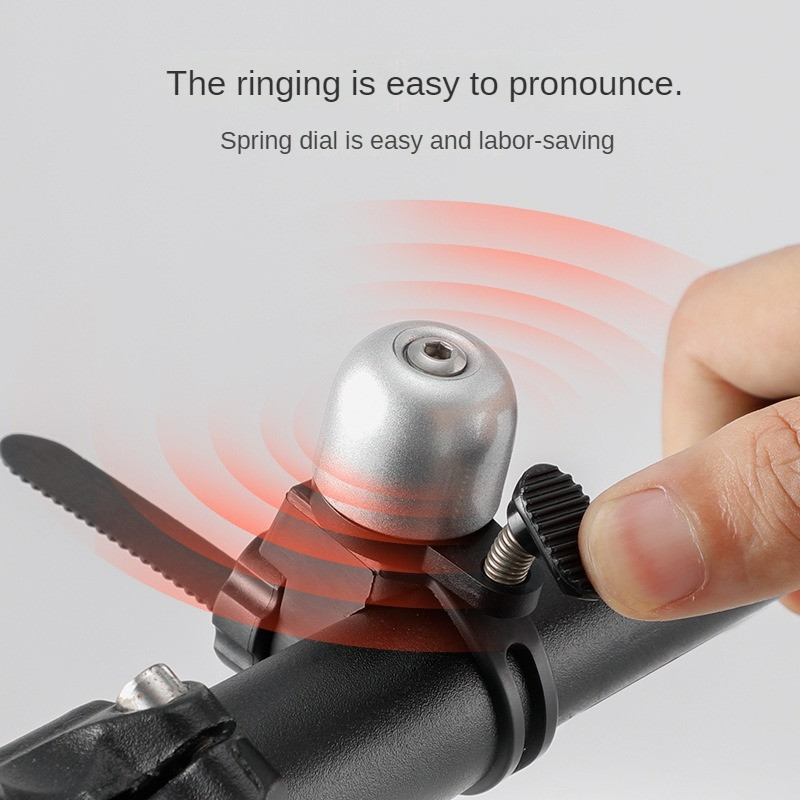 Kerékpár csengő kormányrúd Mountain bike rézötvözet mini Retro Bell biztonsági figyelmeztetés Pick Strike Horn Scooter Road MTB tartozékok