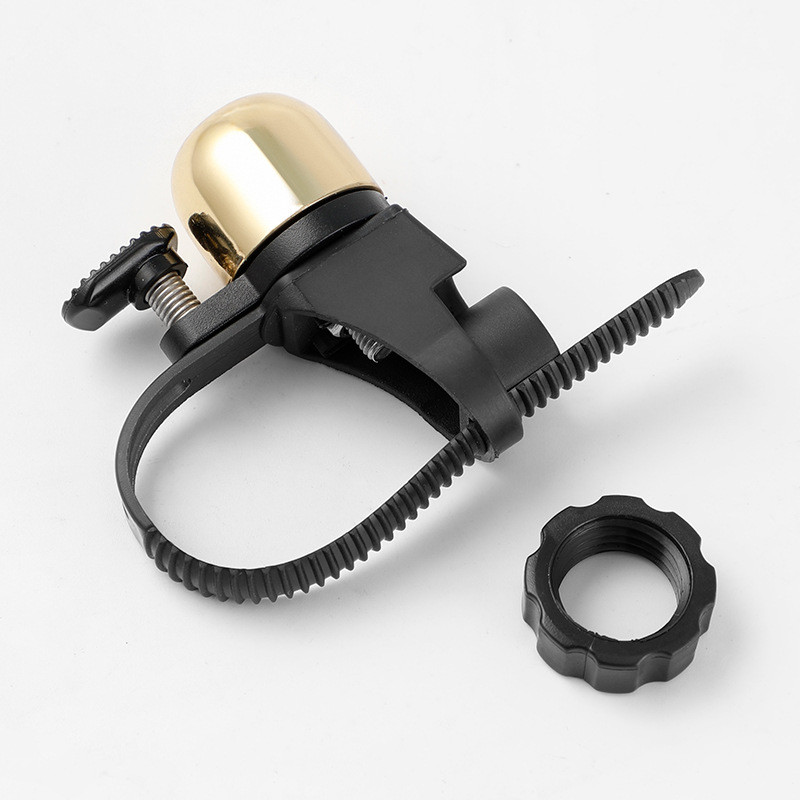 Kerékpár csengő kormányrúd Mountain bike rézötvözet mini Retro Bell biztonsági figyelmeztetés Pick Strike Horn Scooter Road MTB tartozékok