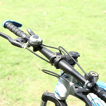 Метален звънец за велосипед MTB планински пътен велосипед пръстен на кормилото клаксон Звукова аларма Клаксон за шосеен велосипед Предупреждение за безопасност на кормилото клаксон
