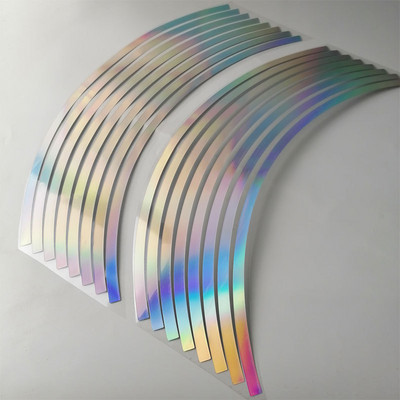 16db Kerékpármatricák Autó elektromos kerék Vízálló Fényvisszaverő 10/12/14/15/18 hüvelyk Megakadályozza a karcolást Gyönyörű és praktikus