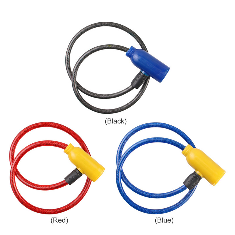 Kerékpár lopásgátló zár fém MTB közúti tartós univerzális kültéri kerékpár biztonsági zár 2 kulccsal kerékpáros szerszám tartozékok