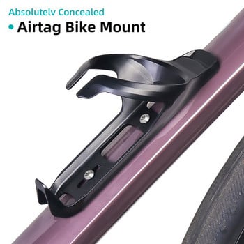 Държач за бутилка за вода за велосипед Tracker Mount Bracket Locator Anti-lost Защитно покритие за Apple AirTag Bike Water Bottle Cage