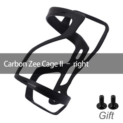 18g Kerékpáros Palack Tartó Teljes Szénszálas Szuperkönnyű Road/Mountain Bike Kerékpáros Vizes palackok Ketrectartó Matt Fényes