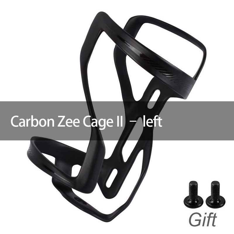 18g Kerékpáros Palack Tartó Teljes Szénszálas Szuperkönnyű Road/Mountain Bike Kerékpáros Vizes palackok Ketrectartó Matt Fényes