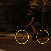 Bicycle Strips Αυτοκόλλητα ποδηλάτου ποδηλάτου Ανακλαστική ταινία Φθορίζουσα ταινία MTB Bike MTB για κράνος ποδηλάτου σκούτερ μοτοσικλέτας 1cm*8m