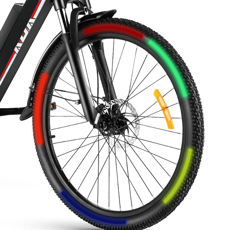 Kerékpáros fluoreszkáló fényvisszaverő matrica kerékpár fényvisszaverő szalag hegyi kerékpár ragasztószalag biztonsági dekor matrica kerékpár tartozékok