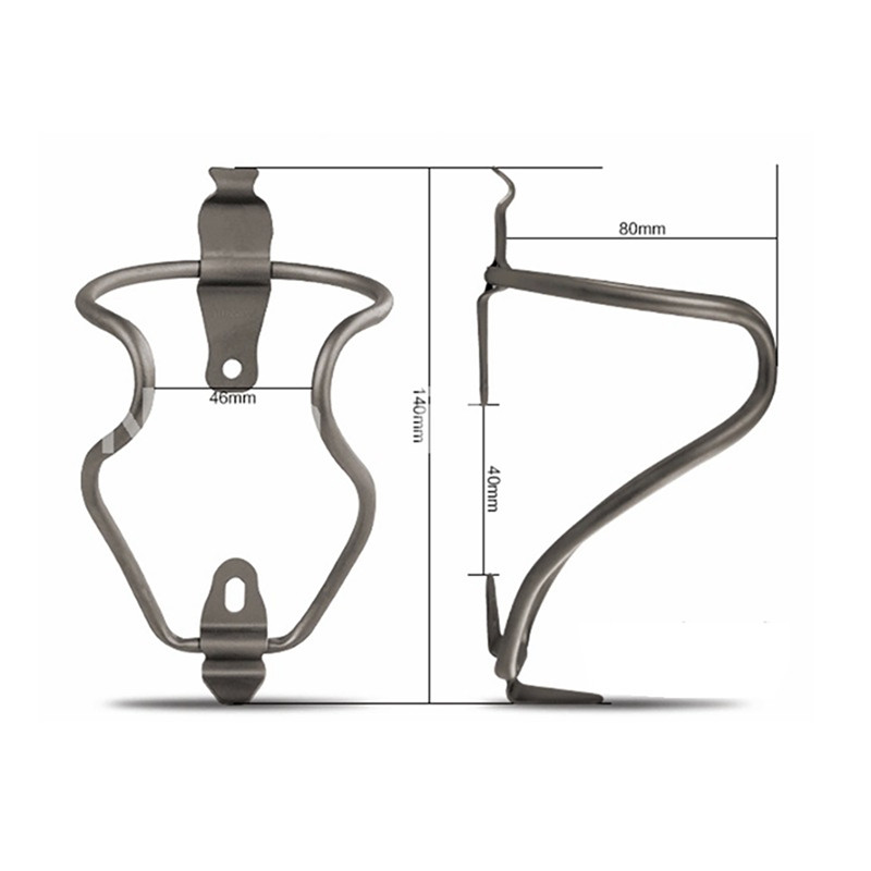 Kerékpáros palacktartó Ultrakönnyű titán palackrekesz 25G MTB országúti kerékpáros palacktartó Kerékpártartozékok