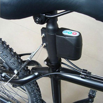 Συναγερμός κωδικού πρόσβασης αδιάβροχο ποδηλάτου Ηλεκτρονική κλειδαριά ποδήλατο βουνού Αντικλεπτική κλειδαριά ποδηλάτου αξεσουάρ οδήγησης