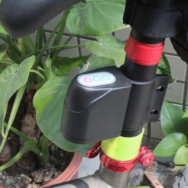 Kerékpár esőálló jelszavas riasztó Mountain bike Elektronikus zár Lopásgátló kerékpárzár lovaglási tartozékok