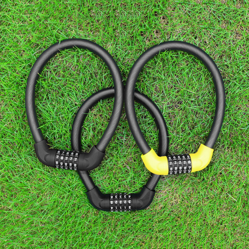 Kerékpárzár cink ötvözet 5 számjegyű kód kombinált zár kerékpár biztonsági lakat kerékpár felszerelés MTB lopásgátló eszköz