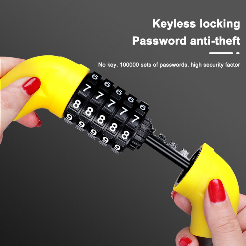 Kerékpárzár cink ötvözet 5 számjegyű kód kombinált zár kerékpár biztonsági lakat kerékpár felszerelés MTB lopásgátló eszköz