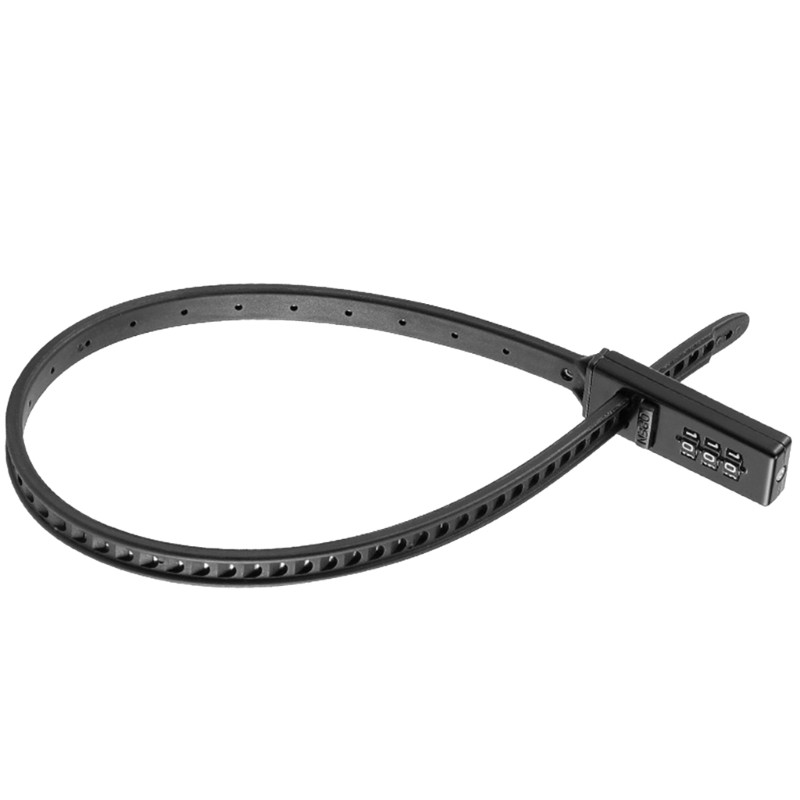 Kerékpárzár, Többfunkciós Állítható Kerékpárok Zár cipzárak Nyakkendőzár Kerékpárok Csomagszállító szekrények 3 jegyű jelszóval