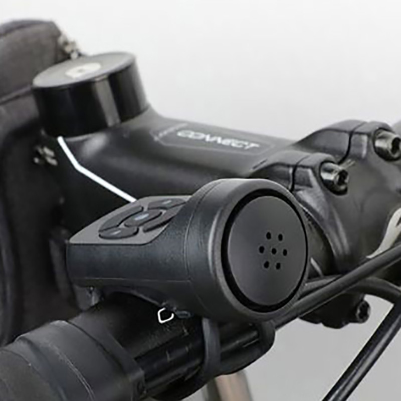Elektromos csengő USB töltőkürt MTB hegyi kerékpár figyelmeztető gyűrű vízálló csengő kültéri kerékpár kerékpározási kiegészítők