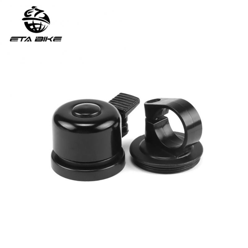 Kerékpárcsengő pozicionálás Lopásgátló kerékpáros Mtb kerékpár alumínium ötvözet csengő hüvelykujj csengő kerékpártartozékok támogatás beszerelés Airtag