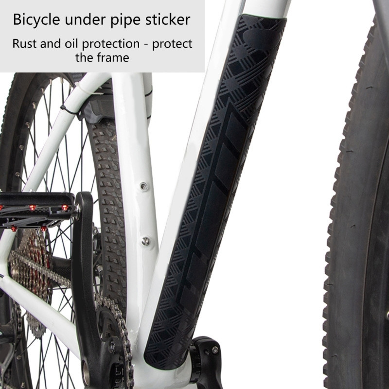 Kerékpárváz védő Kerékpáros Kerékpárok Kerékpárváz lefelé csővédő lánctartó matrica Kerékpárváz védőváz védőburkolat 69HD