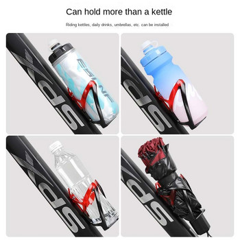 Κλουβί για μπουκάλια νερού ποδηλάτου Universal Bike Bottle Bottle Rack Βάση στήριξης ελαφρύ με αξεσουάρ με βιδωτό κλειδί για ποδήλατο δρόμου βουνού
