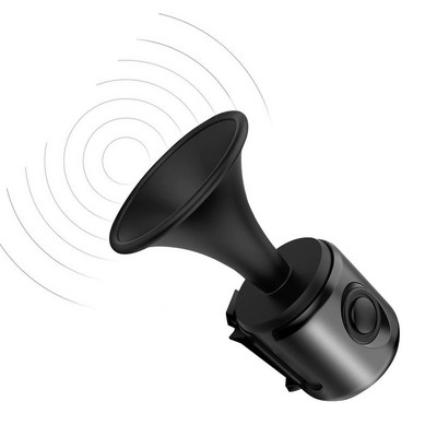 Claxon de aer pentru bicicletă Tare 120dB 1 mod de sunet Sonerie electronică pentru bicicletă Buton de așteptare super lung Claxon pentru bicicletă electrică cu baterie