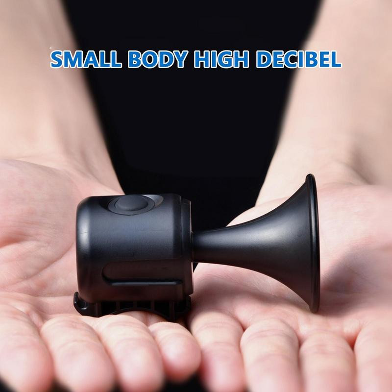 Kerékpár légkürt Hangos 120 dB 1 Hang üzemmód Elektronikus Kerékpár csengő Szuper hosszú készenléti gomb elemmel működő elektromos kerékpár kürt