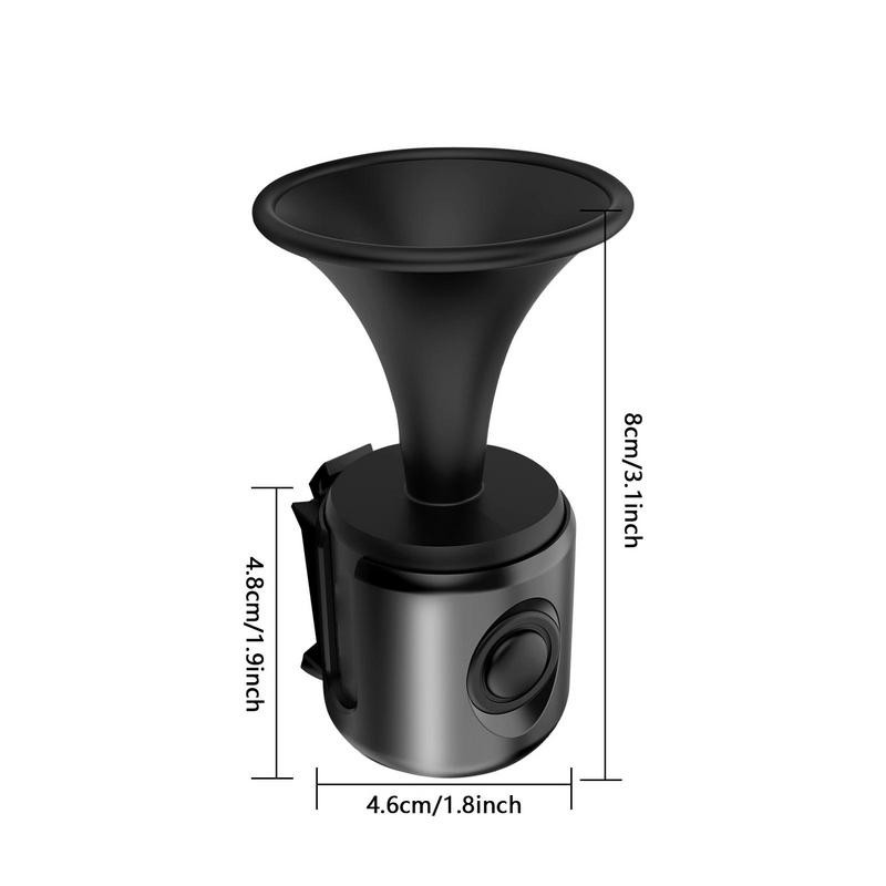 Kerékpár légkürt Hangos 120 dB 1 Hang üzemmód Elektronikus Kerékpár csengő Szuper hosszú készenléti gomb elemmel működő elektromos kerékpár kürt