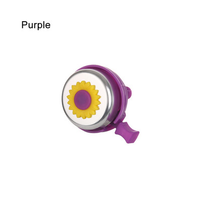 Upravljač dječjeg bicikla Zvono Sirena Zvučni alarm Cvjetno sigurnosno zvono bicikla Višebojni slatki plastični prstenovi od legure Zaštitni