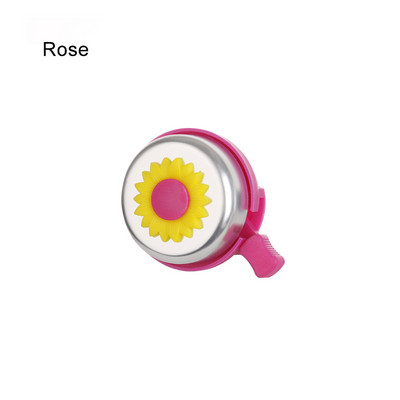 Upravljač dječjeg bicikla Zvono Sirena Zvučni alarm Cvjetno sigurnosno zvono bicikla Višebojni slatki plastični prstenovi od legure Zaštitni