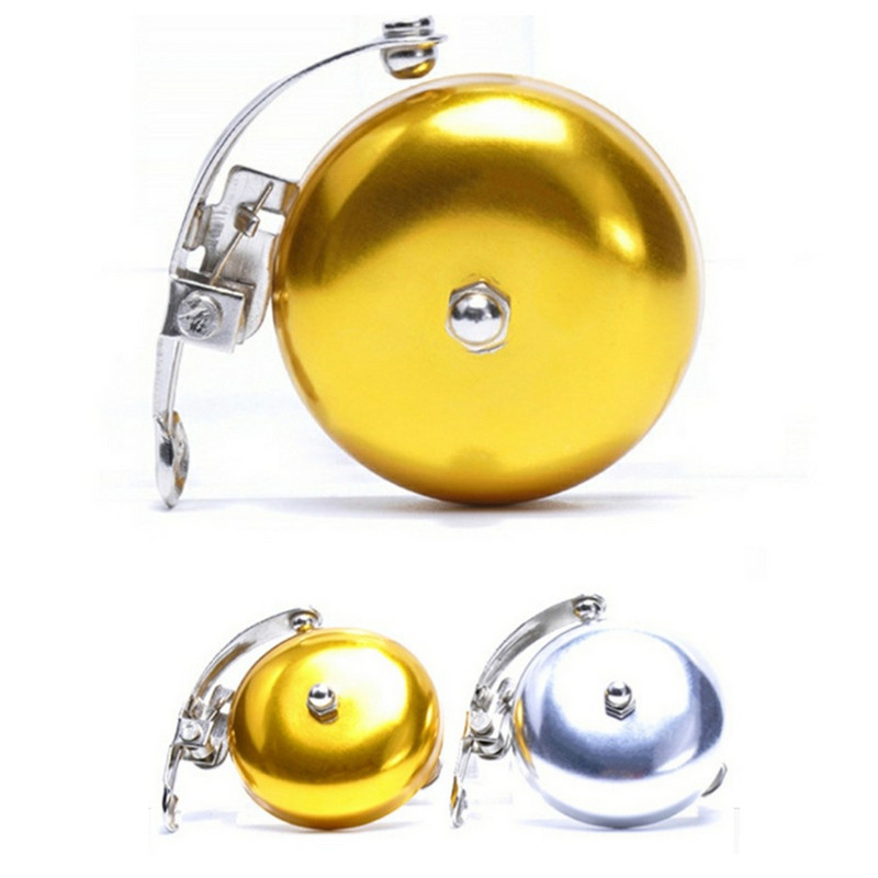 Vintage Klasszikus Kerékpár Bell Ring Kerékpáros Kerékpár Sárgaréz Retro frissítések Kerékpáros Figyelmeztető Kürt Hangos Arany Ezüst Kerékpártartozék