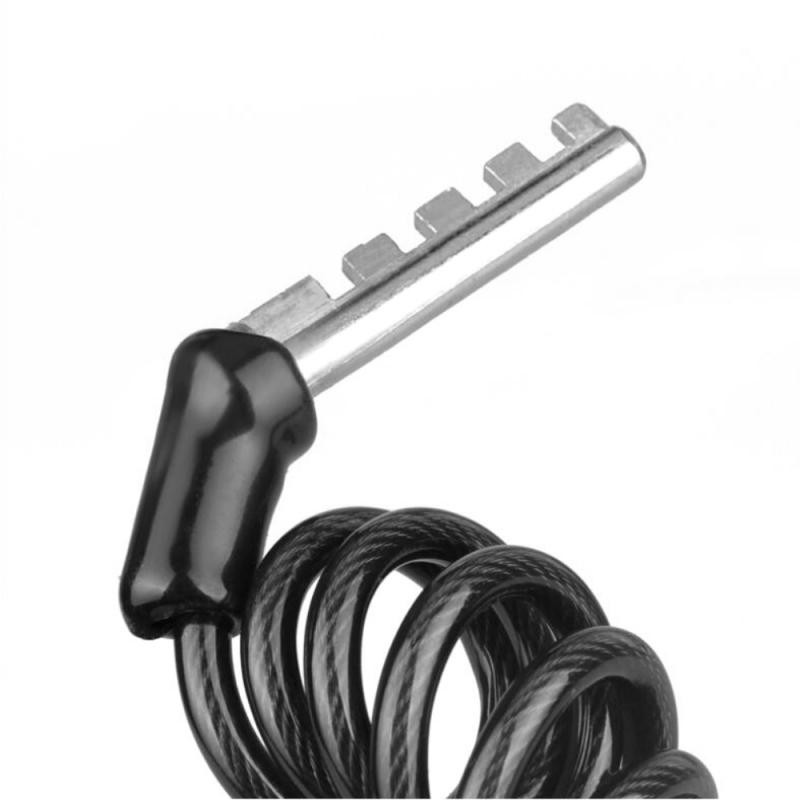 MTB országúti kerékpár biztonsági zár Hordozható 4 számjegyű jelszavas acél kábelzár alumínium ötvözet zármag Ütésgátló kerékpárzár