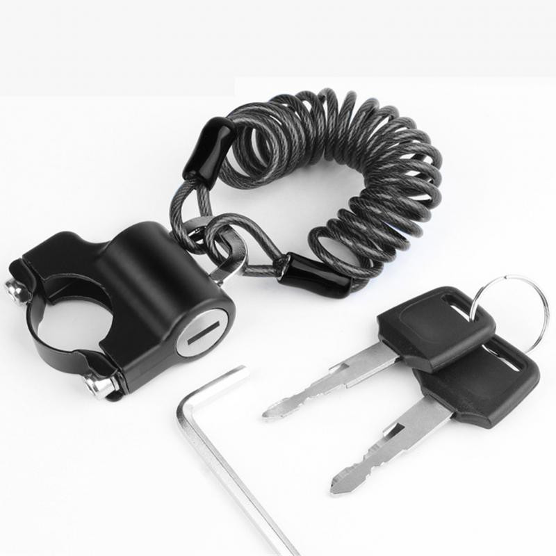 Kerékpáros sisak Lopásgátló zár Scooter sisak Motorfiets Fietsen Lock Slot Fiets Onderdelen Kerékpártartozékok Kerékpárzár