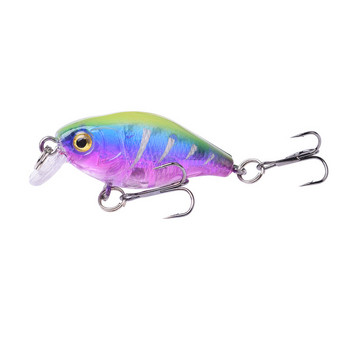 1 τεμ Crankbait Deep Diving Fishing Lure 45mm 4g Floating Wobbler Bass Perch Plastic Artificial Floating Crank Hard Baits