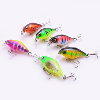 1 τεμ Crankbait Deep Diving Fishing Lure 45mm 4g Floating Wobbler Bass Perch Plastic Artificial Floating Crank Hard Baits